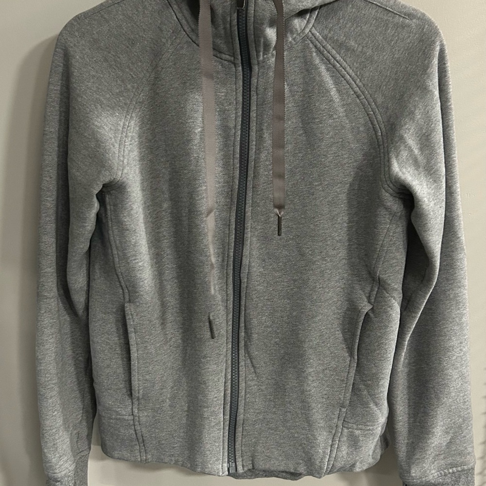 Lululemon Gray Zip-Up Hoodie